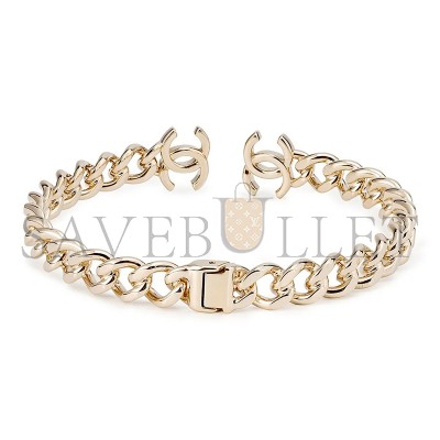 CHANEL CC CHAIN LINK CHOKER NECKLACE AB7803